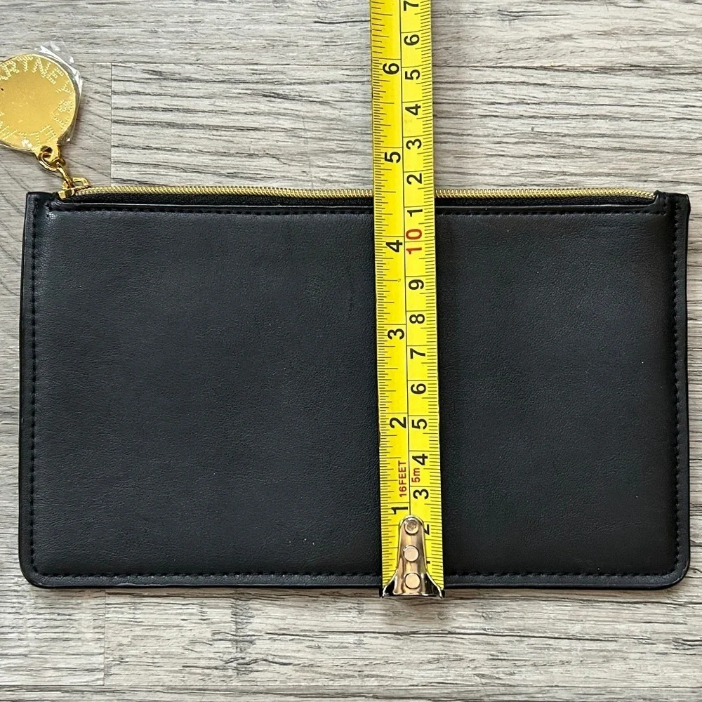 Stella McCartney Black Wallet/Makeup Case
